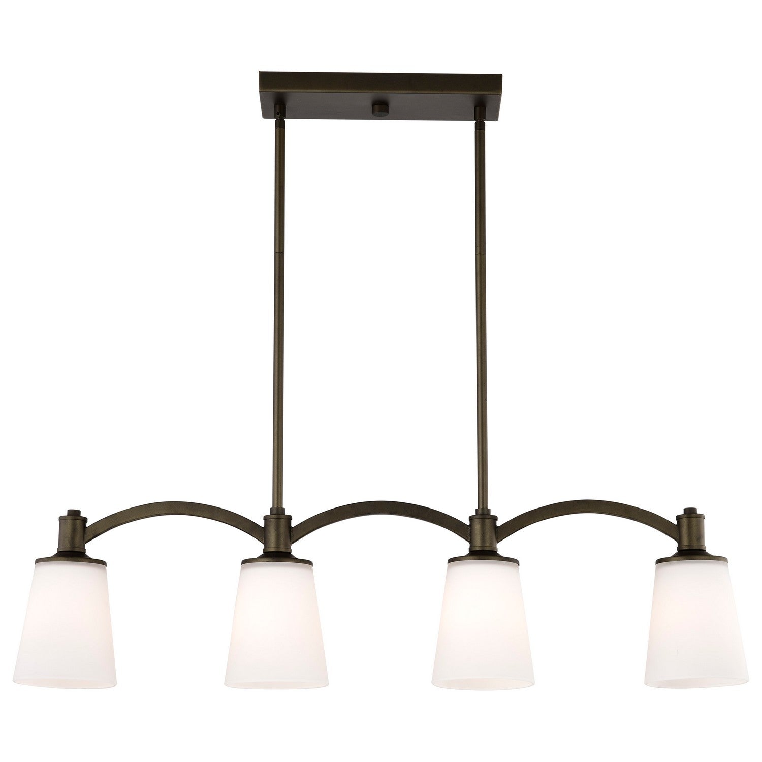 Nuvo Lighting - 60-5975 - Four Light Trestle - Laguna - Forest Bronze