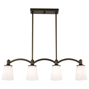 Nuvo Lighting - 60-5975 - Four Light Trestle - Laguna - Forest Bronze