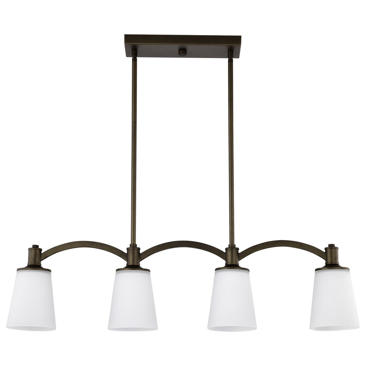 Nuvo Lighting - 60-5975 - Four Light Trestle - Laguna - Forest Bronze