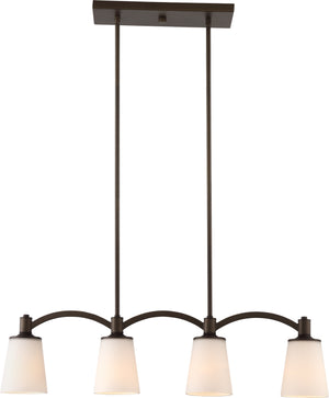 Nuvo Lighting - 60-5975 - Four Light Trestle - Laguna - Forest Bronze