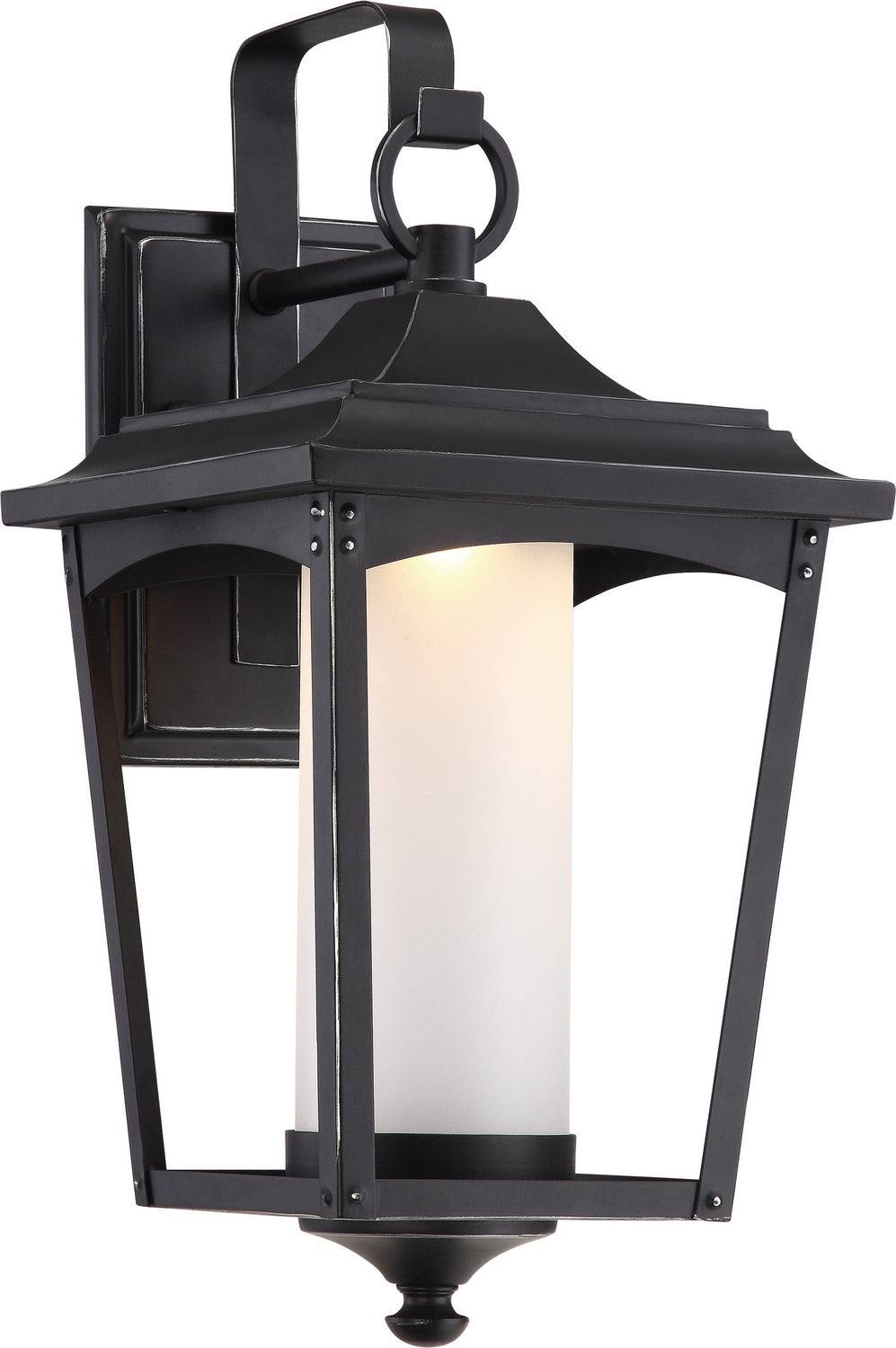 Nuvo Lighting - 62-822 - LED Outdoor Wall Lantern - Essex - Sterling Black