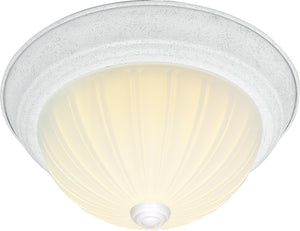 Nuvo Lighting - SF76-125 - Two Light Flush Mount - Textured White