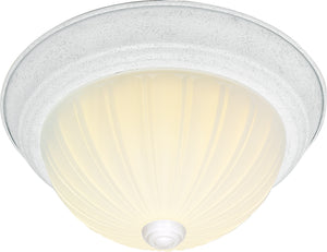 Nuvo Lighting - SF76-129 - Three Light Flush Mount - Textured White