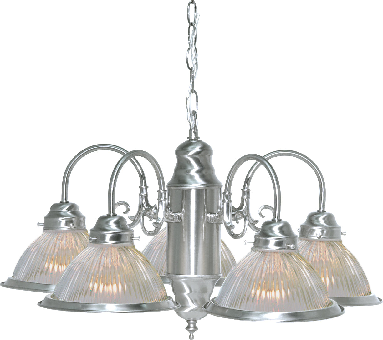 Nuvo Lighting - SF76-444 - Five Light Chandelier - Brushed Nickel