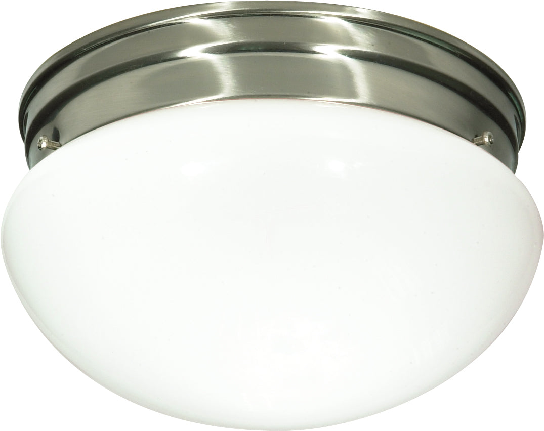 Nuvo Lighting - SF76-603 - Two Light Flush Mount - Brushed Nickel