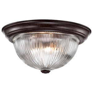 Nuvo Lighting - SF76-607 - Two Light Flush Mount - Old Bronze