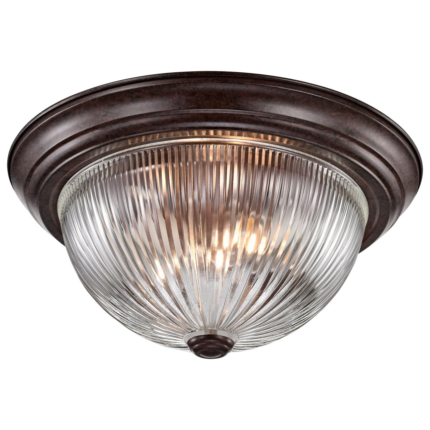 Nuvo Lighting - SF76-607 - Two Light Flush Mount - Old Bronze