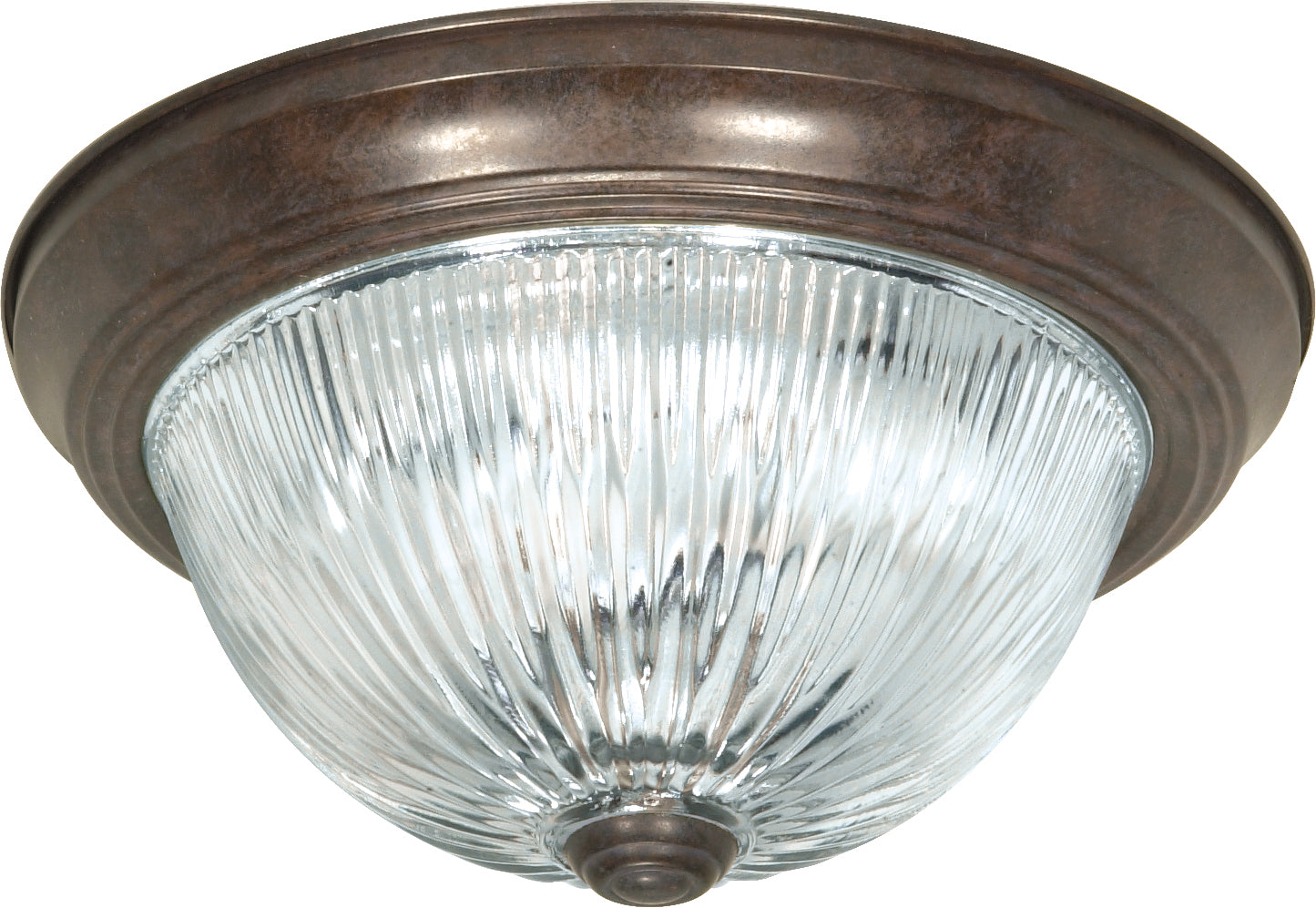 Nuvo Lighting - SF76-608 - Three Light Flush Mount - Old Bronze