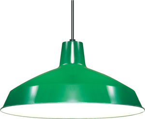 Nuvo Lighting - SF76-660 - One Light Pendant - Green / White Interior