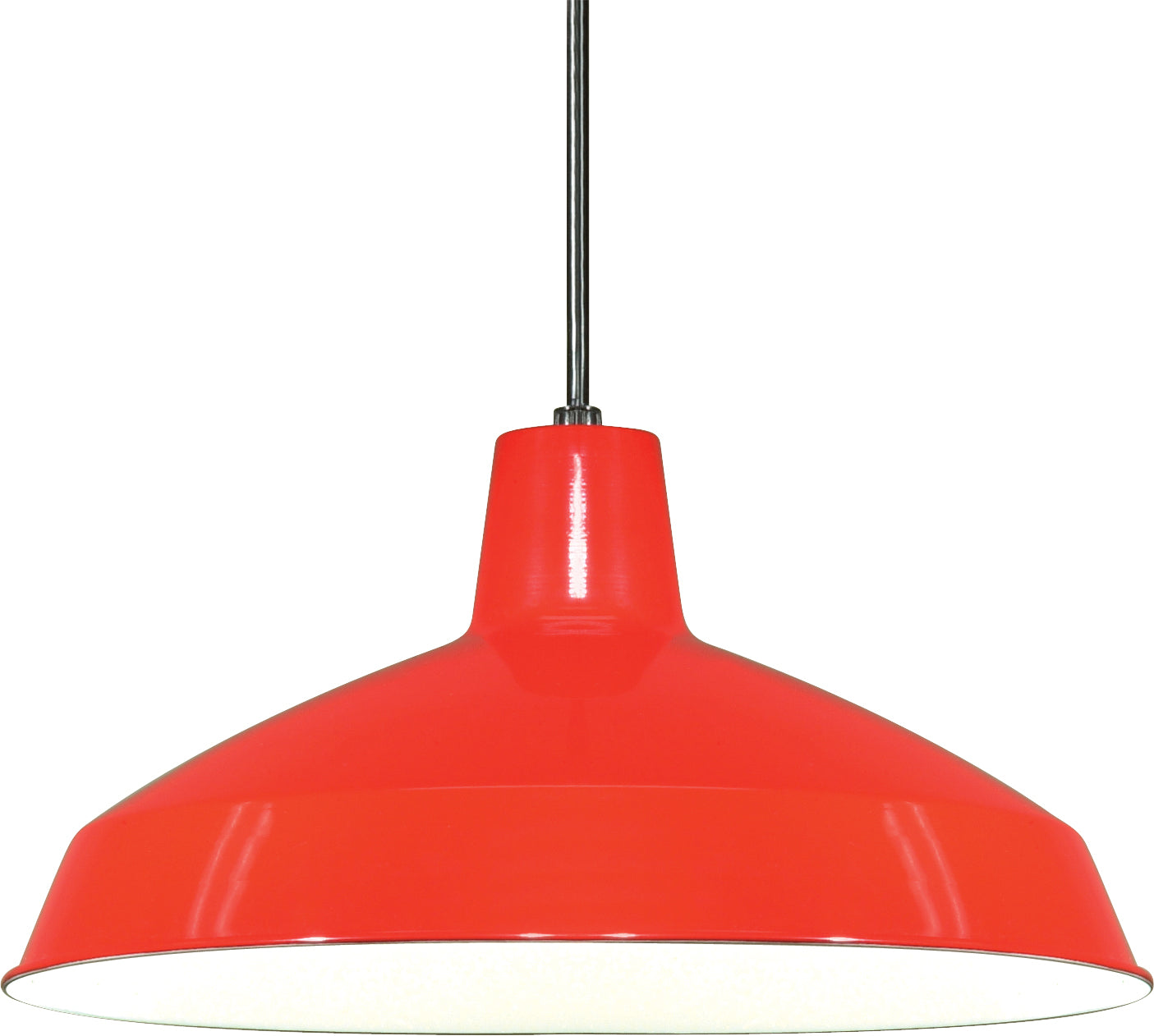 Nuvo Lighting - SF76-663 - One Light Hanging Lantern - Red / White Interior