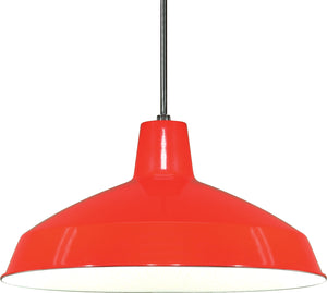 Nuvo Lighting - SF76-663 - One Light Hanging Lantern - Red / White Interior