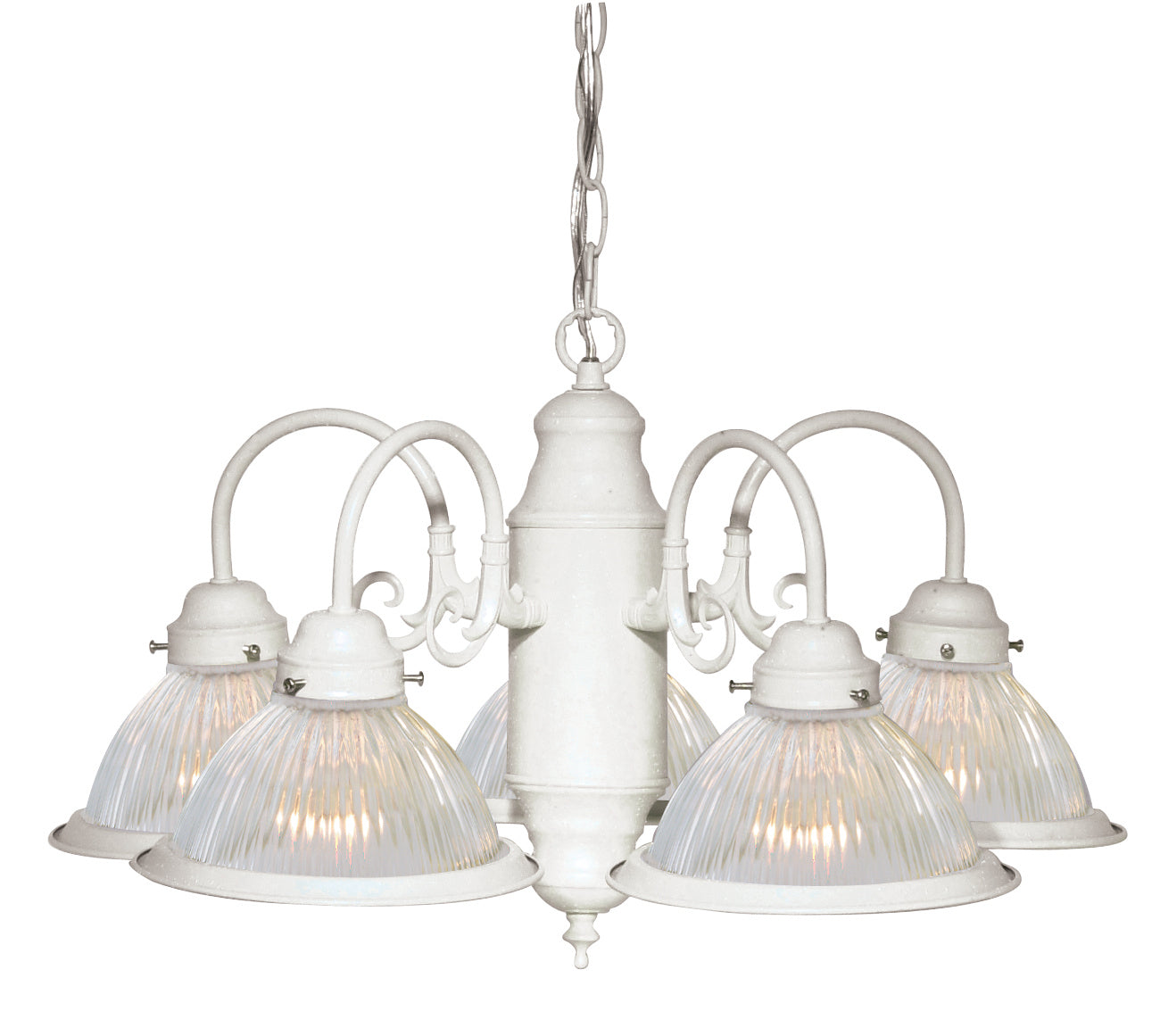 Nuvo Lighting - SF76-693 - Five Light Chandelier - Textured White