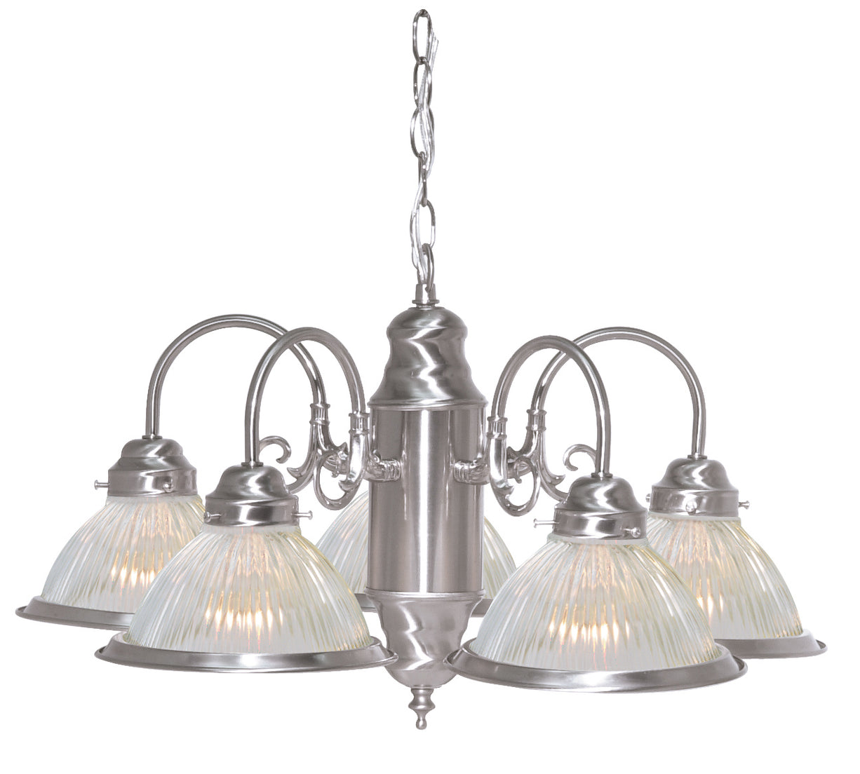 Nuvo Lighting - SF76-695 - Five Light Chandelier - Brushed Nickel