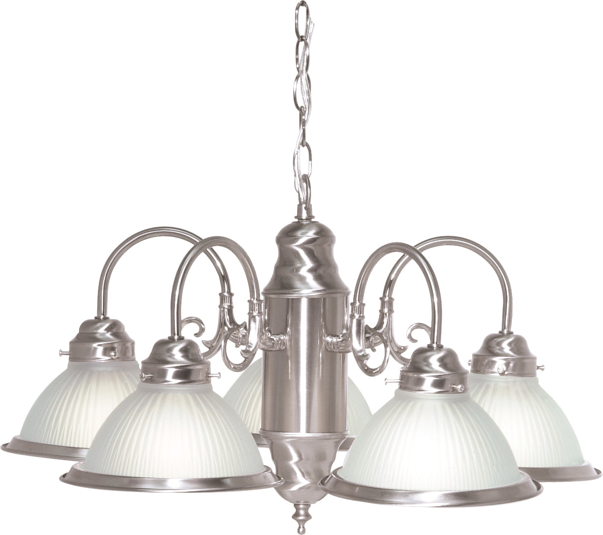 Nuvo Lighting - SF76-695 - Five Light Chandelier - Brushed Nickel