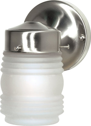 Nuvo Lighting - SF76-701 - One Light Outdoor Wall Lantern - Brushed Nickel