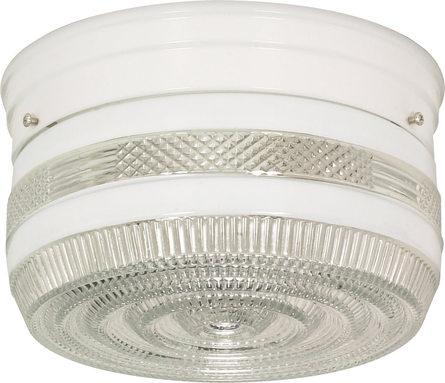 Nuvo Lighting - SF77-098 - Two Light Flush Mount - White