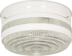 Nuvo Lighting - SF77-099 - Two Light Flush Mount - White