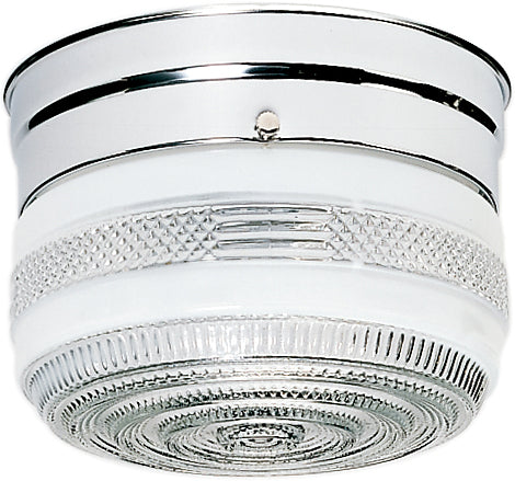 Nuvo Lighting - SF77-100 - One Light Flush Mount - Polished Chrome