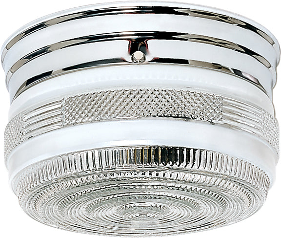 Nuvo Lighting - SF77-101 - Two Light Flush Mount - Polished Chrome