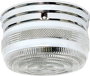 Nuvo Lighting - SF77-101 - Two Light Flush Mount - Polished Chrome