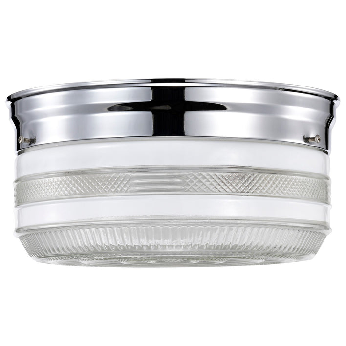 Nuvo Lighting - SF77-102 - Two Light Flush Mount - Polished Chrome