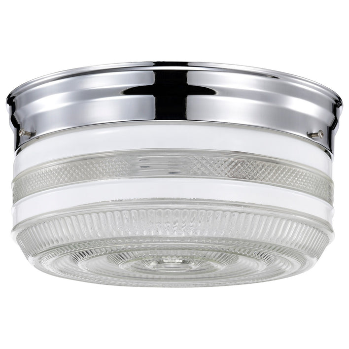 Nuvo Lighting - SF77-102 - Two Light Flush Mount - Polished Chrome