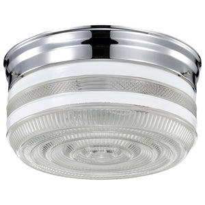 Nuvo Lighting - SF77-102 - Two Light Flush Mount - Polished Chrome