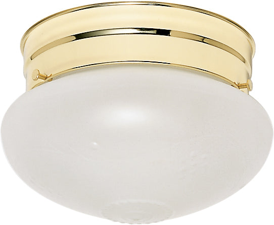 Nuvo Lighting - SF77-123 - One Light Flush Mount - Polished Brass