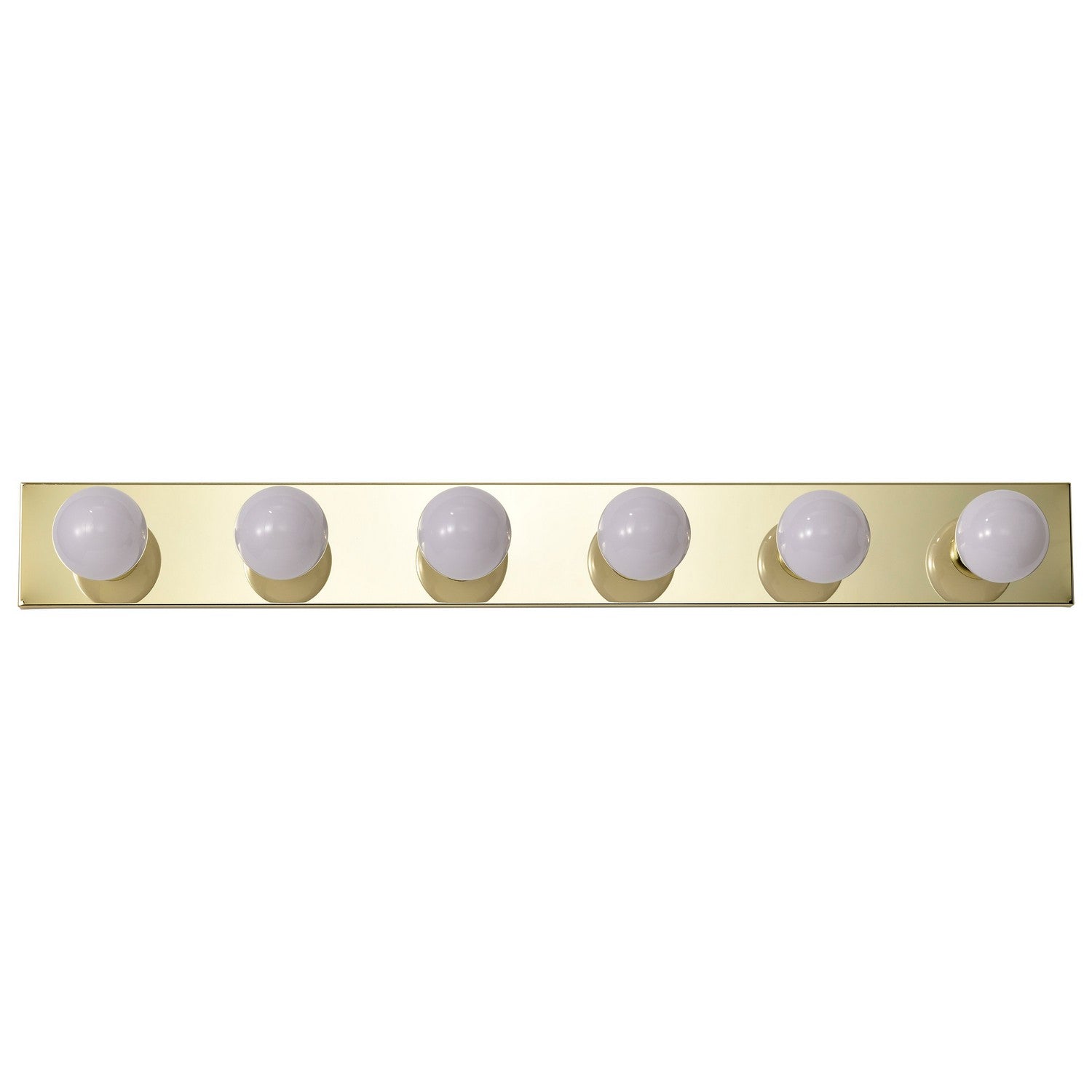 Nuvo Lighting - SF77-190 - Six Light Vanity - Polished Brass