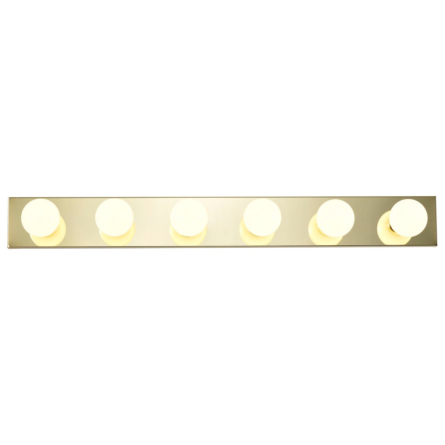 Nuvo Lighting - SF77-190 - Six Light Vanity - Polished Brass