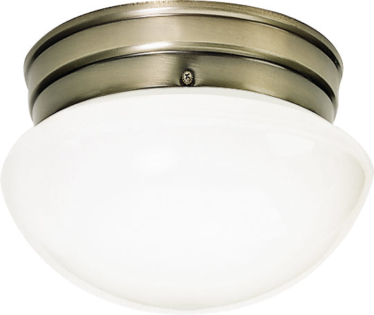 Nuvo Lighting - SF77-921 - One Light Flush Mount - Antique Brass