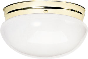 Nuvo Lighting - SF77-986 - Two Light Flush Mount - Polished Brass