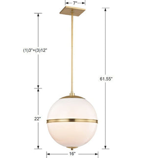 Crystorama - 2016-AG - Four Light Mini Chandelier - Truax - Aged Brass