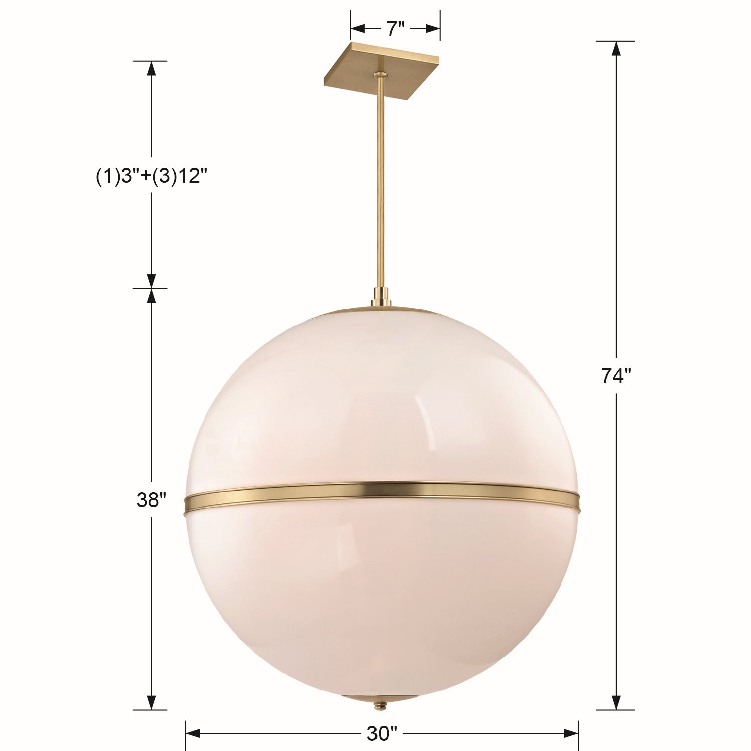 Crystorama - 2030-AG - Four Light Chandelier - Truax - Aged Brass