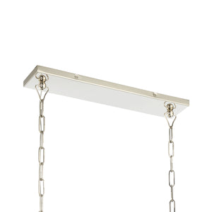 Crystorama - 2249-PN - Eight Light Chandelier - Sylvan - Polished Nickel