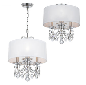 Crystorama - 6623-CH-CL-S - Three Light Mini Chandelier - Othello - Polished Chrome