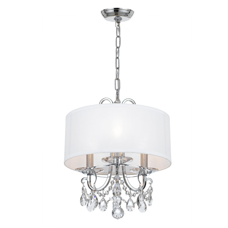 Crystorama - 6623-CH-CL-S - Three Light Mini Chandelier - Othello - Polished Chrome