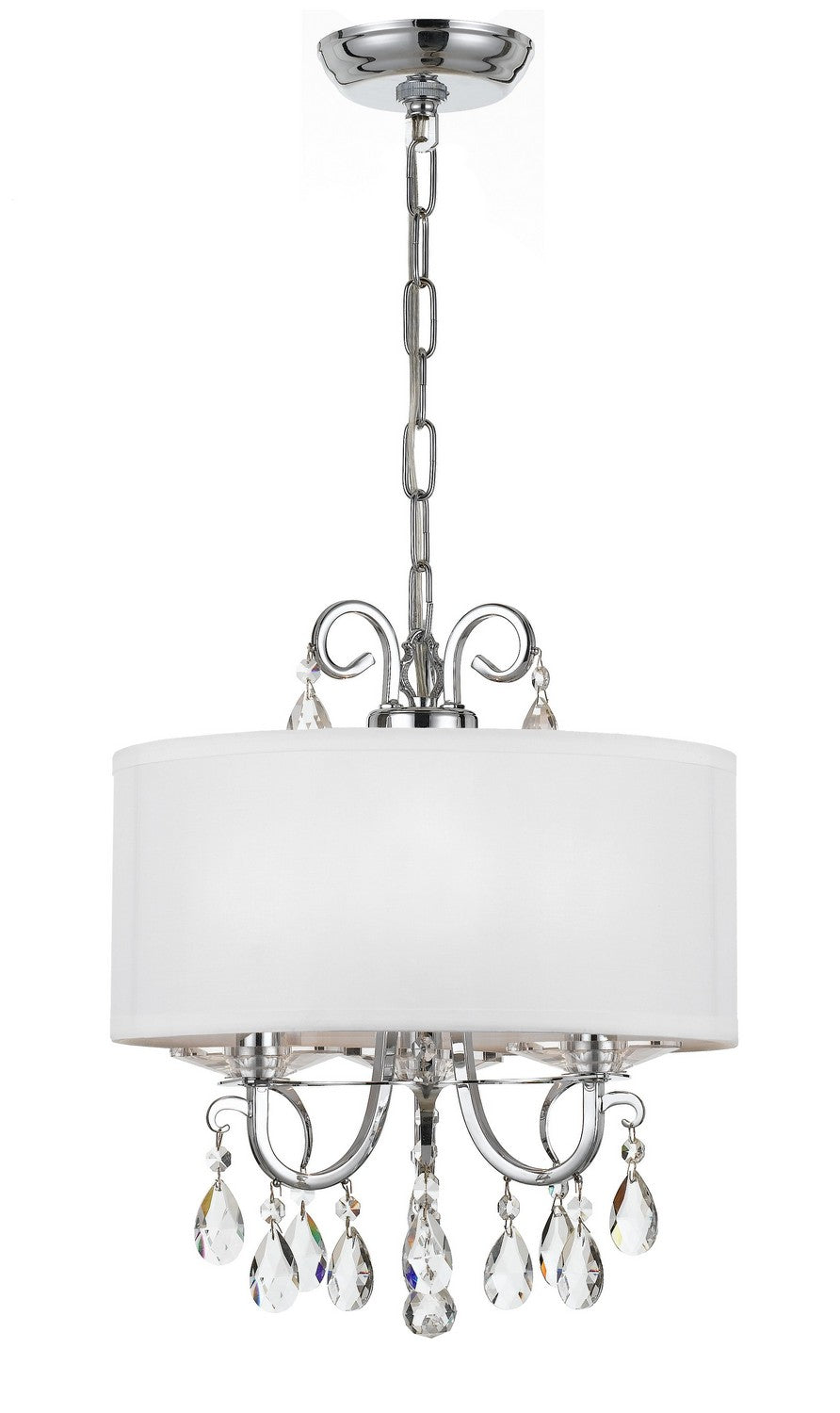 Crystorama - 6623-CH-CL-S - Three Light Mini Chandelier - Othello - Polished Chrome