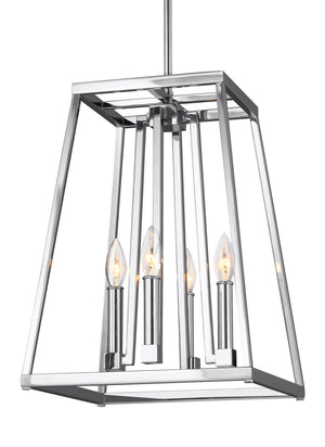 Visual Comfort Studio - F3149/4CH - Four Light Lantern - Conant - Chrome