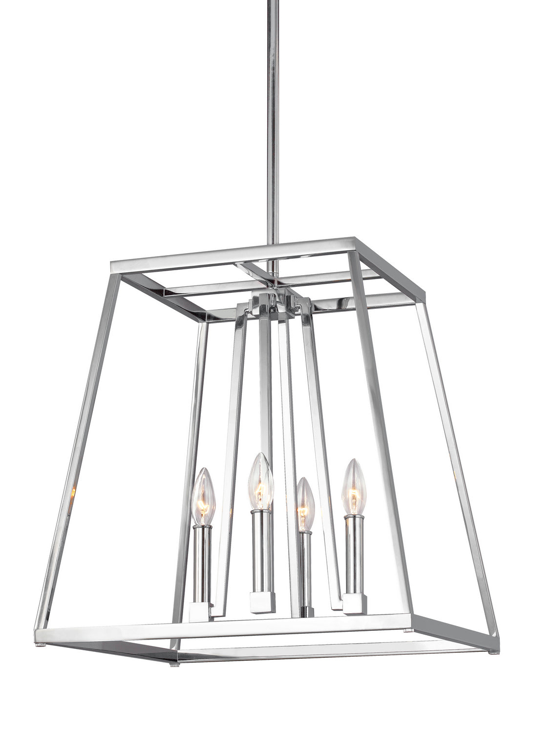 Visual Comfort Studio - F3150/4CH - Four Light Lantern - Conant - Chrome