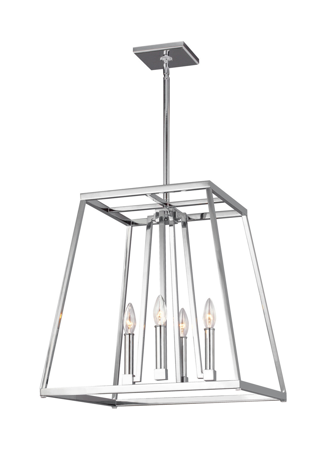 Visual Comfort Studio - F3150/4CH - Four Light Lantern - Conant - Chrome