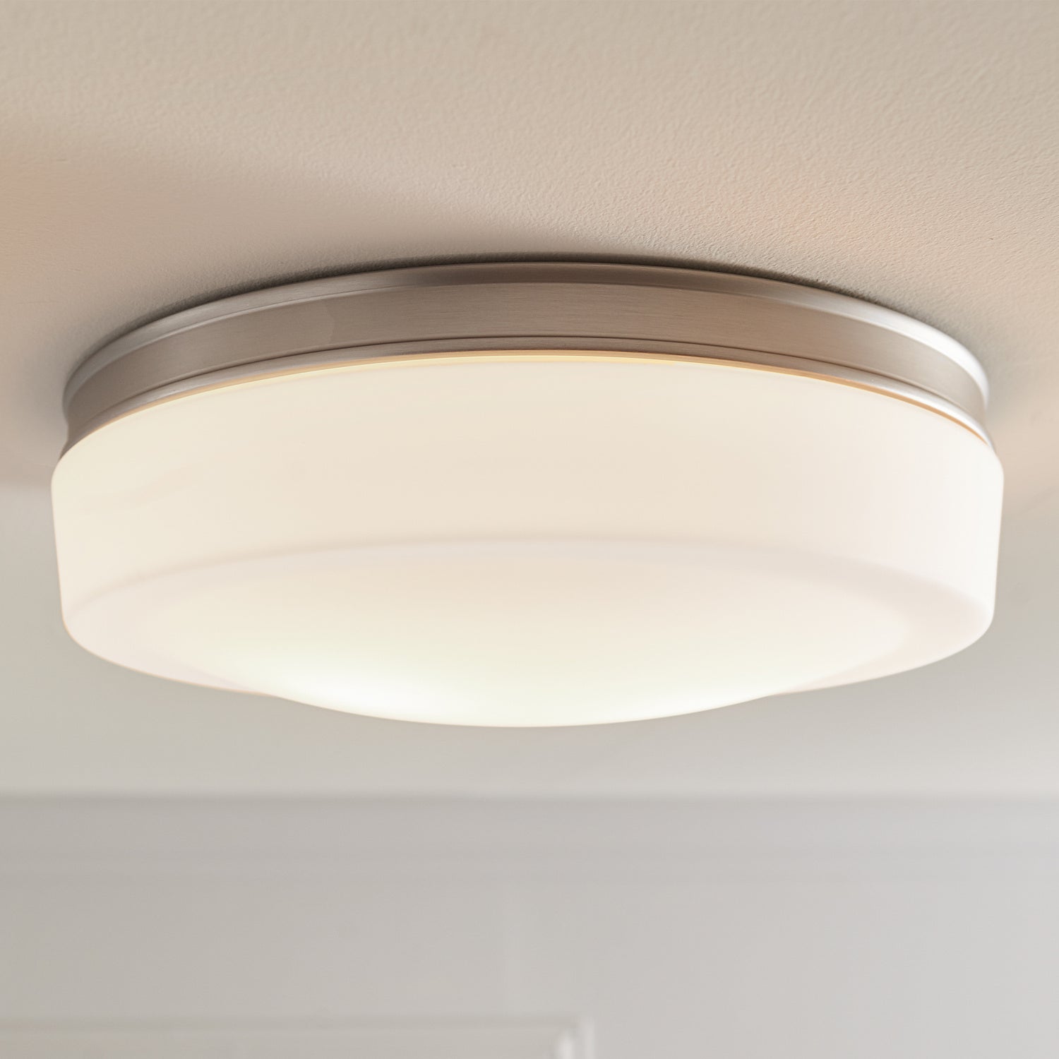 Visual Comfort Studio - FM504SN - Two Light Flush Mount - Issen - Satin Nickel