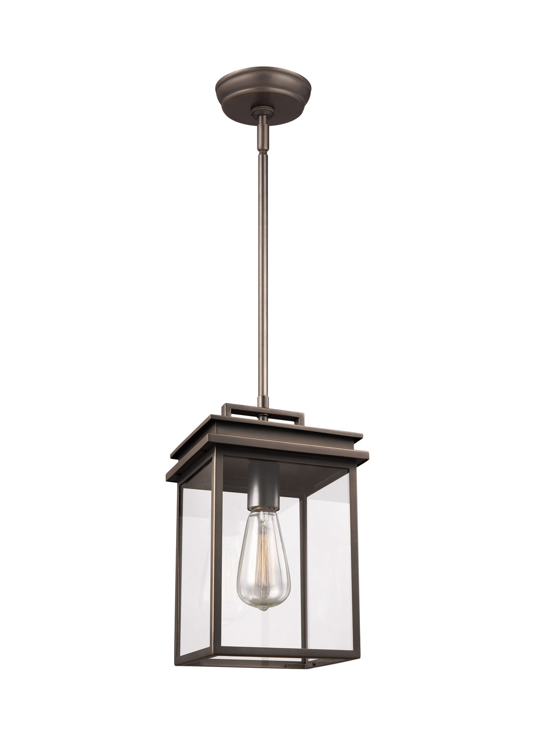 Visual Comfort Studio - OL13609ANBZ - One Light Outdoor Pendant - Glenview - Antique Bronze