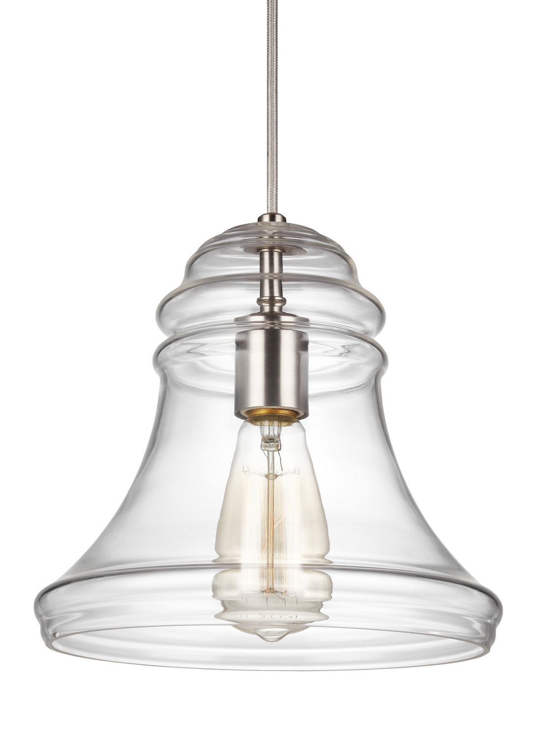 Visual Comfort Studio - P1440SN - One Light Mini-Pendant - Doyle - Satin Nickel