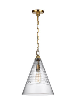 Visual Comfort Studio - P1445BBS - One Light Pendant - Elmore - Burnished Brass