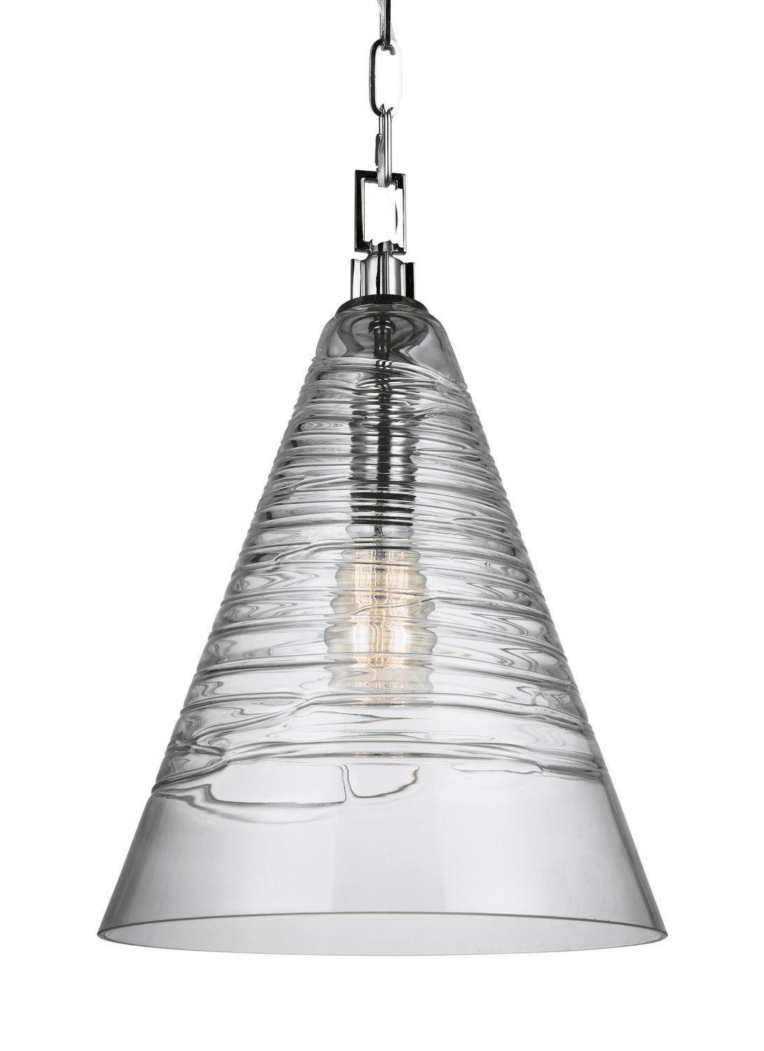 Visual Comfort Studio - P1445CH - One Light Pendant - Elmore - Chrome