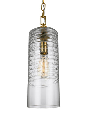 Visual Comfort Studio - P1446BBS - One Light Pendant - Elmore - Burnished Brass