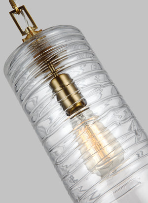 Visual Comfort Studio - P1446BBS - One Light Pendant - Elmore - Burnished Brass