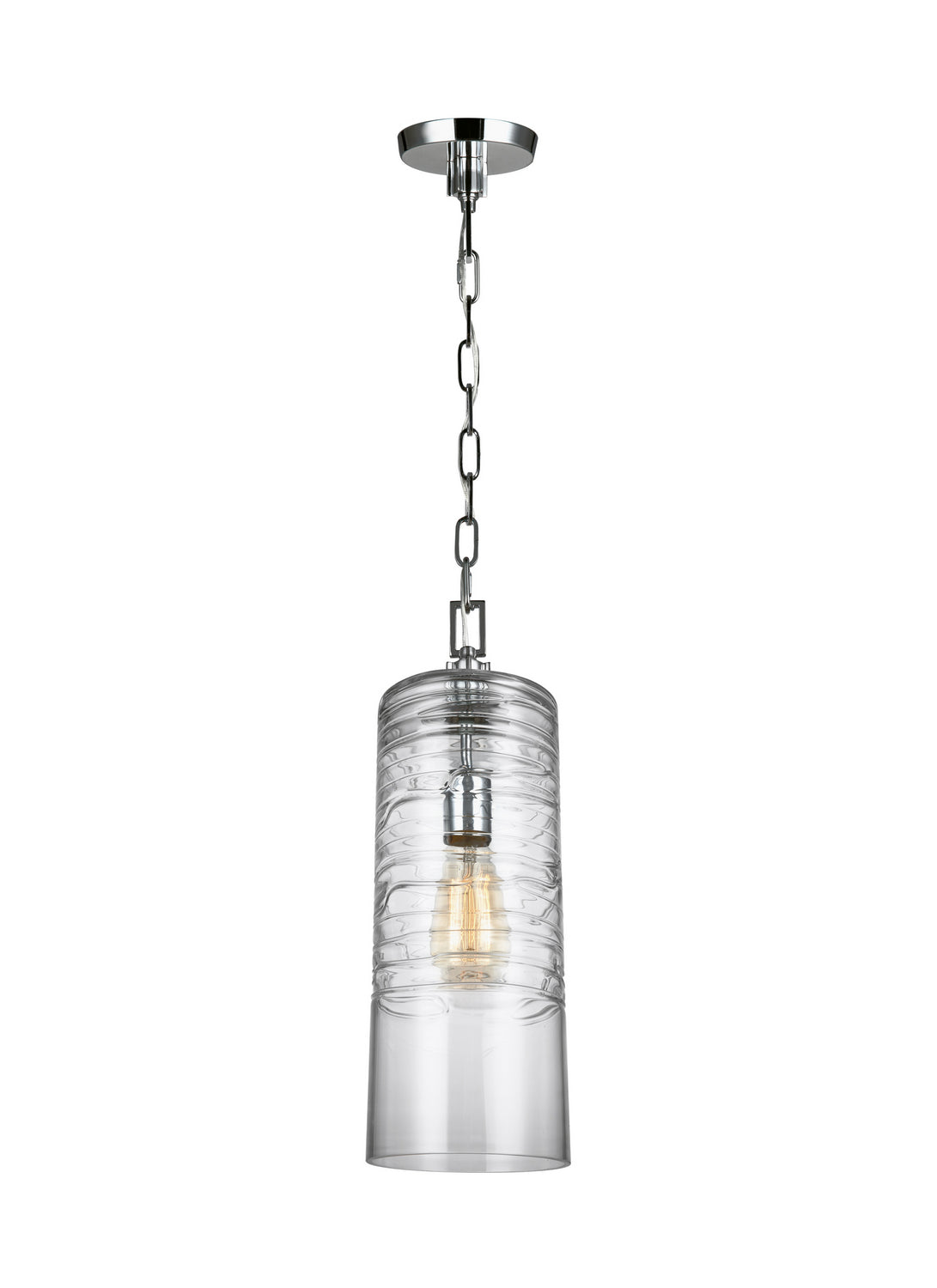 Visual Comfort Studio - P1446CH - One Light Pendant - Elmore - Chrome