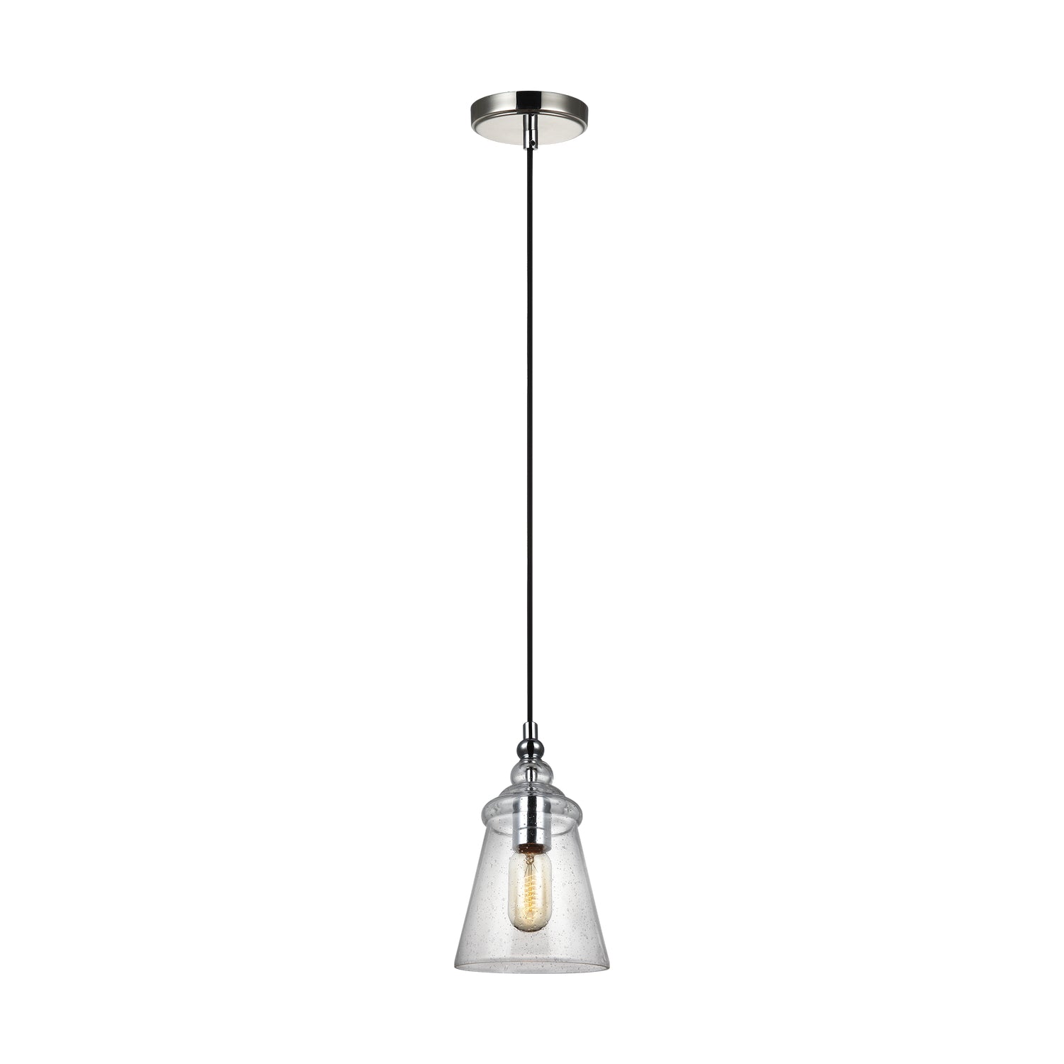 Generation Lighting. - P1449CH - One Light Pendant - Loras - Chrome